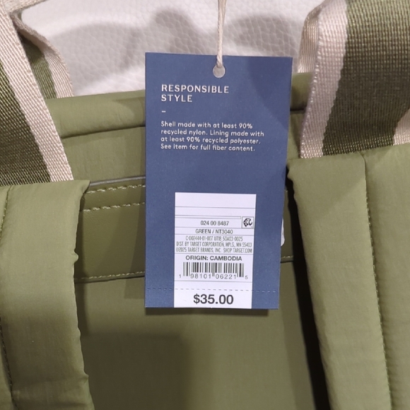 Universal Thread Sage Green Backpack - Picture 3 of 8